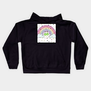 Rainbow and star Kids Hoodie